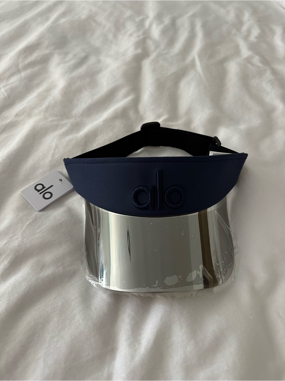Alo Yoga Airlift Solar Visor Navy NWT